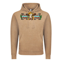 Vintage Coffee sunflower hereford cattle and cactus  mom Vintage Hoodie - Jasminsmagicworld