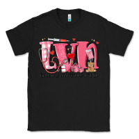 Black lvn licensed vocational nurse valentine's day Classic Tee - MaliasSmallBusiness