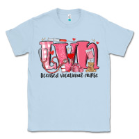 Dusty Blue lvn licensed vocational nurse valentine's day Classic Tee - MaliasSmallBusiness