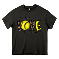 Asphalt for the love of the game softball Heavy Core Tee - CowhideDigitalArt