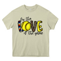 Mossy for the love of the game softball Heavy Core Tee - CowhideDigitalArt