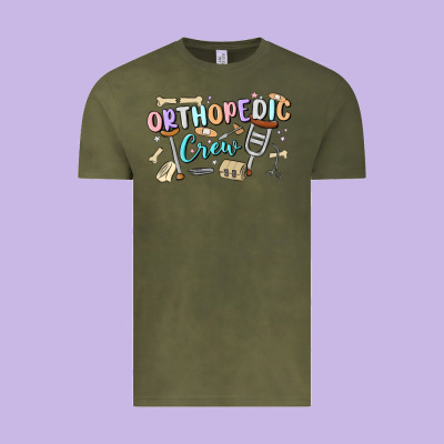 Orthopedic Crew Vintage Tee Designed By Maliassmallbusiness