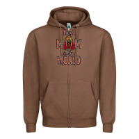 Chestnut Best Mom in the World Zipper Hoodie - Bettercallsaul