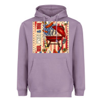 Lavender red white and bbq usa flag Heavyweight Hoodie - TumblerDesignByShophia
