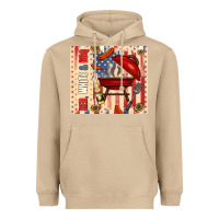 Mushroom red white and bbq usa flag Heavyweight Hoodie - TumblerDesignByShophia