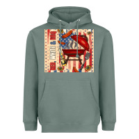 Sage red white and bbq usa flag Heavyweight Hoodie - TumblerDesignByShophia