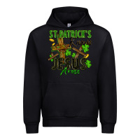 Black St. Patrick's knows Jesus arose Urban Hoodie - FaDigitalArtStudio