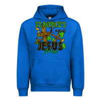 Cobalt St. Patrick's knows Jesus arose Urban Hoodie - FaDigitalArtStudio