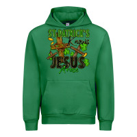 Emerald St. Patrick's knows Jesus arose Urban Hoodie - FaDigitalArtStudio