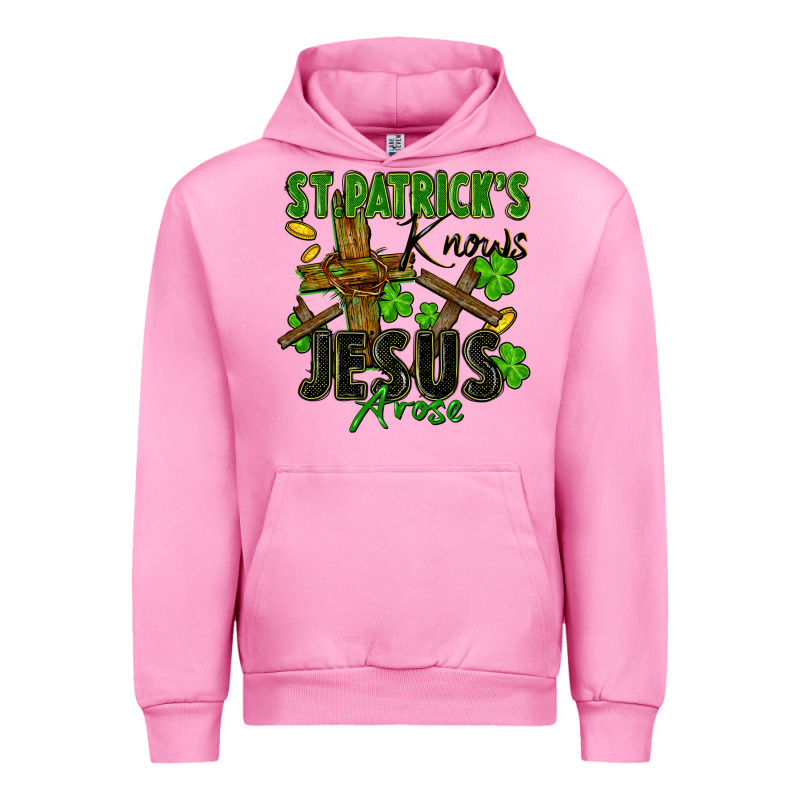 St. Patrick's Knows Jesus Arose Urban Hoodie by FaDigitalArtStudio | Teevron