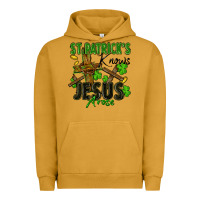 Pigment Peanut Butter St. Patrick's knows Jesus arose Urban Hoodie - FaDigitalArtStudio