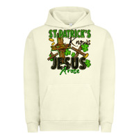 Pigment Pistachio St. Patrick's knows Jesus arose Urban Hoodie - FaDigitalArtStudio