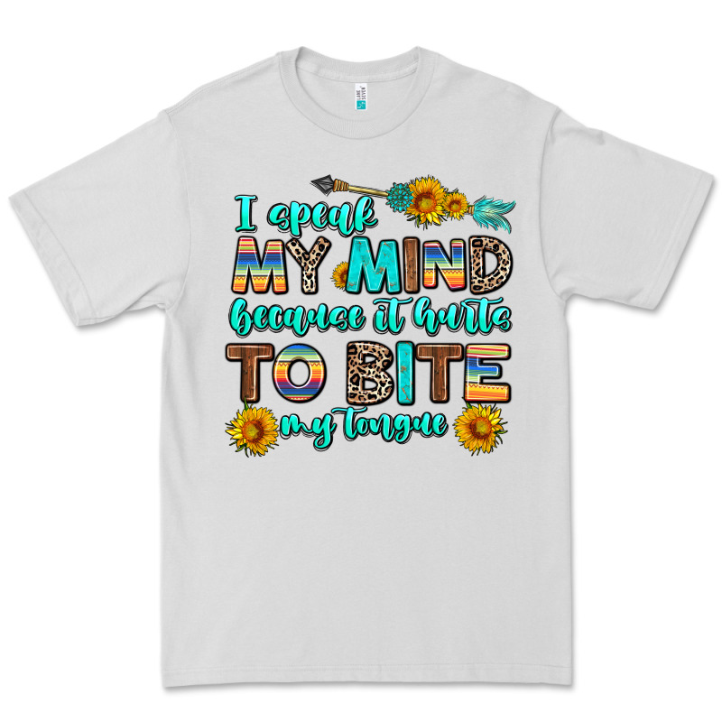 I Speak My Mind Because It Hurts To Bite My Tongue Premium Tee by AdoDesignShop | Teevron