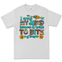 Dove Grey i speak my mind because it hurts to bite my tongue Premium Tee - AdoDesignShop