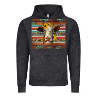 Vintage Black western sunflowers gemstone heifer Vintage Hoodie - Jasminsmagicworld