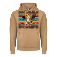 Vintage Camel western sunflowers gemstone heifer Vintage Hoodie - Jasminsmagicworld