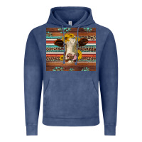 Vintage Denim western sunflowers gemstone heifer Vintage Hoodie - Jasminsmagicworld