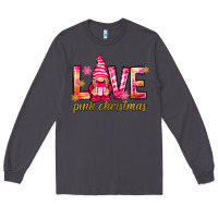 Smoke love pink christmas gnome Long Sleeve Tee - NancyCooperArtShop