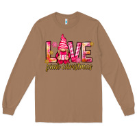Toasted Coconut love pink christmas gnome Long Sleeve Tee - NancyCooperArtShop