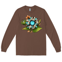 Chestnut gemstone sunflower Long Sleeve Tee - JahusDesignShop