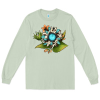 Matcha gemstone sunflower Long Sleeve Tee - JahusDesignShop
