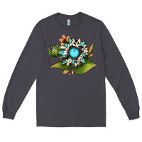 Smoke gemstone sunflower Long Sleeve Tee - JahusDesignShop