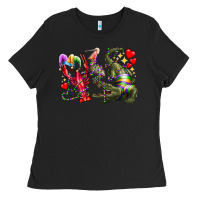 Black mardi gras Ladies Tee - RacoonDesign