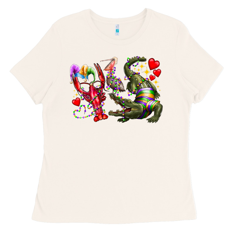 Mardi Gras Ladies Tee by RacoonDesign | Teevron