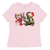 Bubblegum Pink mardi gras Ladies Tee - RacoonDesign
