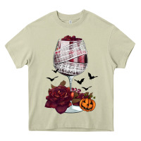 Halloween Roses Wine Heavy Core Tee | Teevron