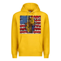 Lemon jesus christ with american flag Premium Hoodie - TumblerDesignByShophia