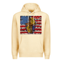 Pina Colada jesus christ with american flag Premium Hoodie - TumblerDesignByShophia