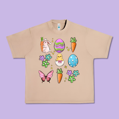 Easter Elementary Urban Heavy Tee Designed By Maliassmallbusiness