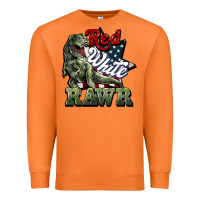 Carrot Red white rawr 4th of july Premium Sweatshirt - HowdyJamesFarm