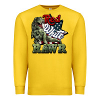 Lemon Red white rawr 4th of july Premium Sweatshirt - HowdyJamesFarm