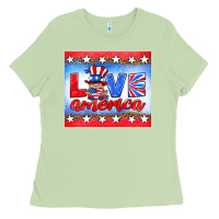 Matcha love america gnome Ladies Tee - HRA Design Shop