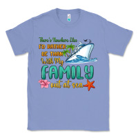 Colony Blue there's nowhere else i'd rather be than with my fa Classic Tee - MaliasSmallBusiness