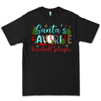 Black santa s favorite baseball player Premium Tee - JahusDesignShop