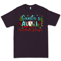 Plum santa s favorite baseball player Premium Tee - JahusDesignShop