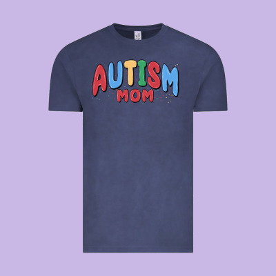 Autism Mom Vintage Tee Designed By Maliassmallbusiness