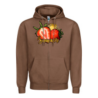 Chestnut Strawberry Summer Zipper Hoodie - Bettercallsaul