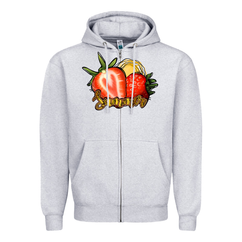 Strawberry Summer Zipper Hoodie by Bettercallsaul | Teevron