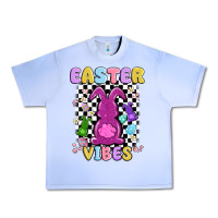 Grape Ice easter vibes peep faux sequin Urban Heavy Tee - MaliasSmallBusiness