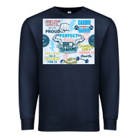Navy perfect body loading Premium Sweatshirt - TumblerDesignByShophia