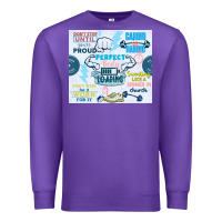 Purple perfect body loading Premium Sweatshirt - TumblerDesignByShophia