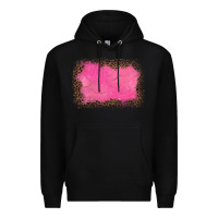 Black gemstone pink leopard background Premium Hoodie - JahusDesignShop