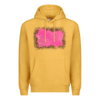 Mustard gemstone pink leopard background Premium Hoodie - JahusDesignShop