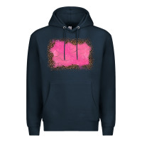 Navy gemstone pink leopard background Premium Hoodie - JahusDesignShop