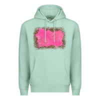 Seafoam gemstone pink leopard background Premium Hoodie - JahusDesignShop