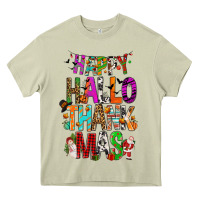 Mossy happy hallothankmas Heavy Core Tee - FaDigitalArtStudio